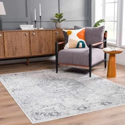 Boutique Rugs - Akram Cream & Antrasit Washable Area Rug
