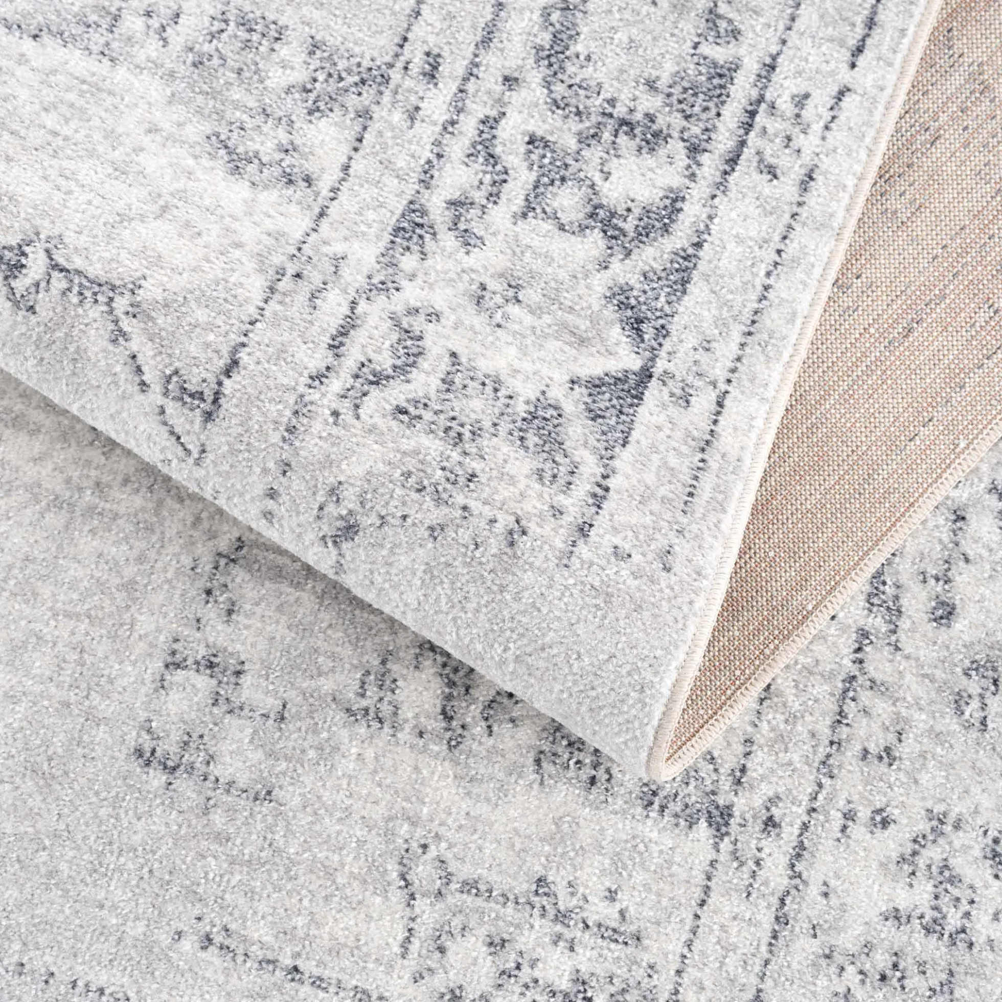 Boutique Rugs - Akram Cream & Antrasit Washable Area Rug
