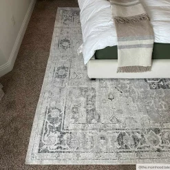 Boutique Rugs - Akram Cream & Antrasit Washable Area Rug