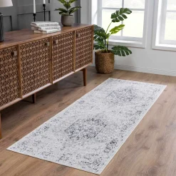 Boutique Rugs - Akram Cream & Antrasit Washable Area Rug