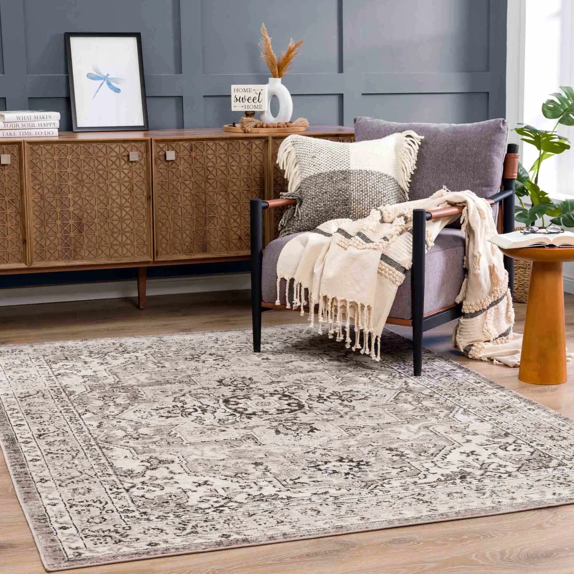 Boutique Rugs - Albie Beige Area Rug - Clearance