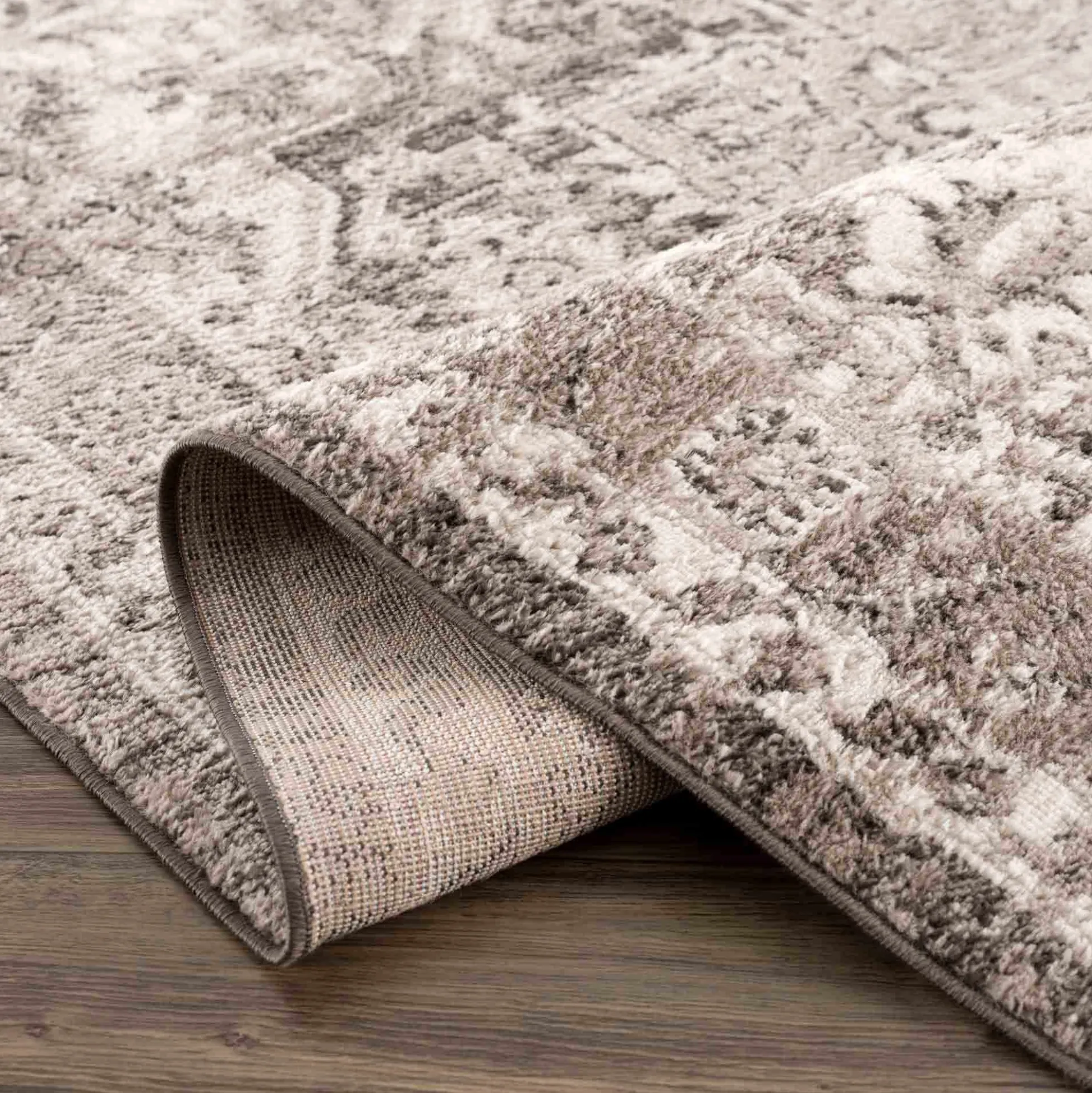 Boutique Rugs - Albie Charcoal & Beige Area Rug - Clearance