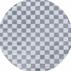 Boutique Rugs - Alie Gray Checkered Washable Area Rug