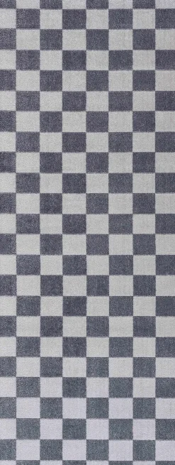 Boutique Rugs - Alie Gray Checkered Washable Area Rug