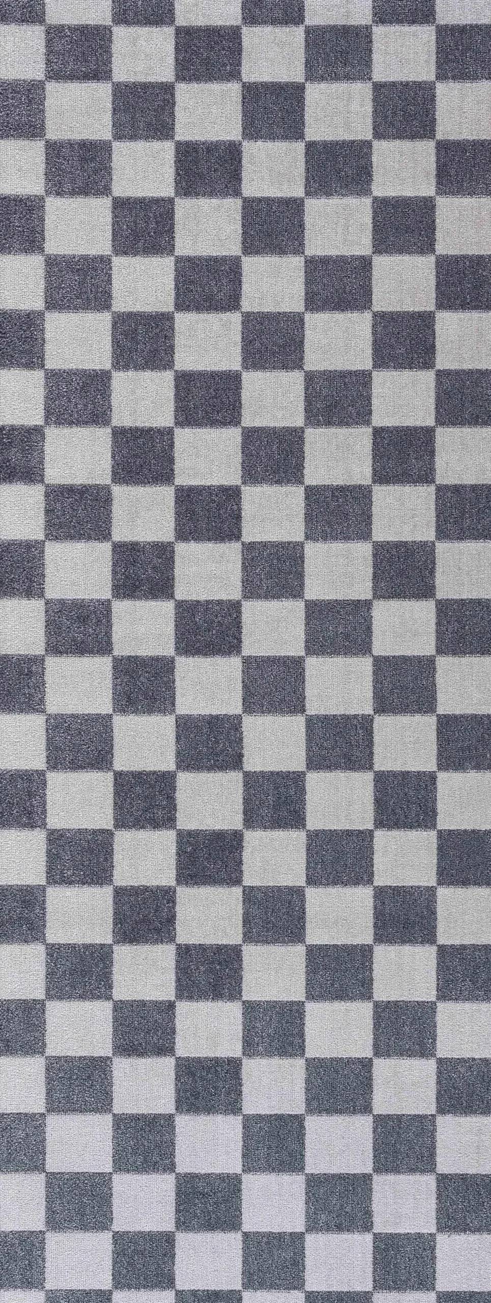 Boutique Rugs - Alie Gray Checkered Washable Area Rug