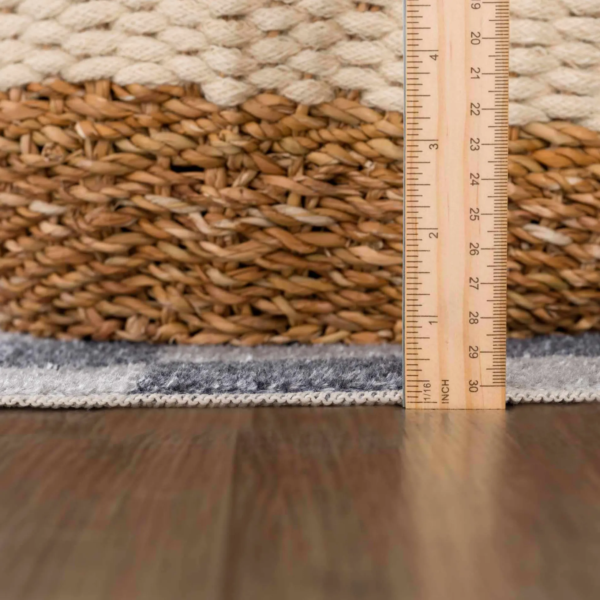 Boutique Rugs - Alie Gray Checkered Washable Area Rug