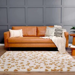 Boutique Rugs - Altin Leopard Print White Area Rug
