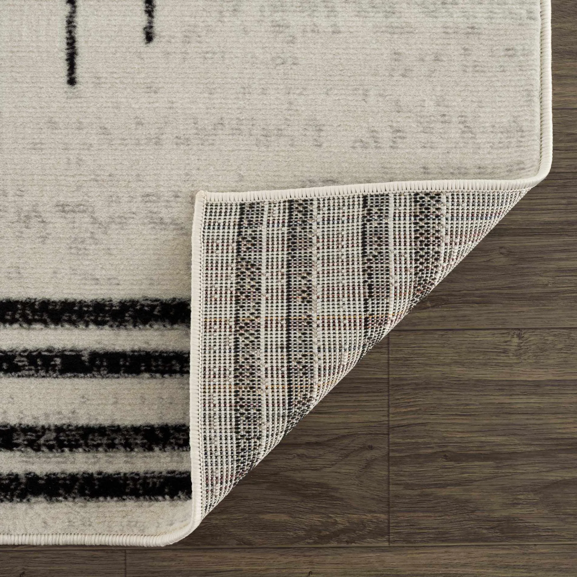 Boutique Rugs - Angus Black&White Geometric Area Rug