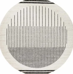 Boutique Rugs - Angus Black&White Geometric Area Rug