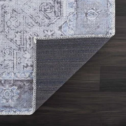 Boutique Rugs - Aqua Rosman Washable Runner & Area Rug