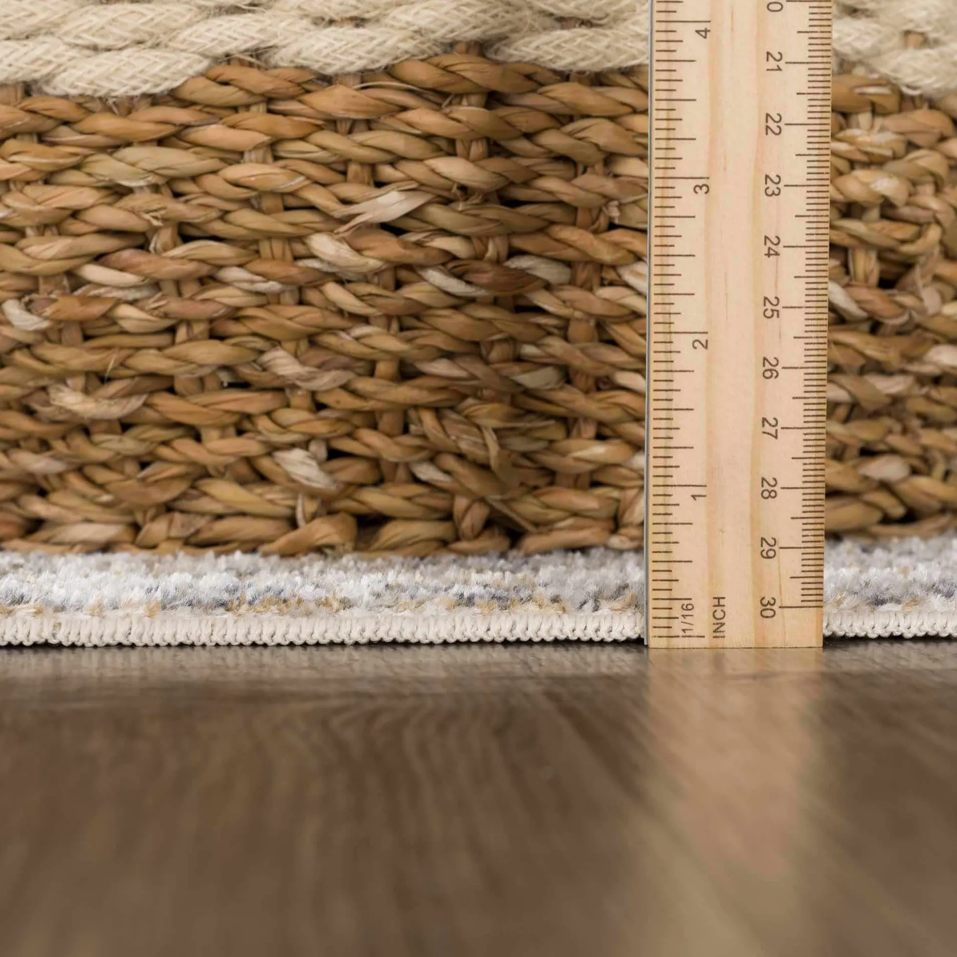 Boutique Rugs - Arias Cream & Blue Washable Area Rug