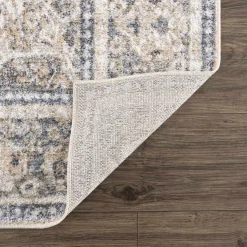 Boutique Rugs - Arias Cream & Blue Washable Area Rug