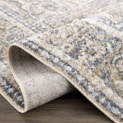 Boutique Rugs - Arias Cream & Blue Washable Area Rug