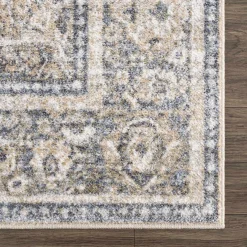 Boutique Rugs - Arias Cream & Blue Washable Area Rug