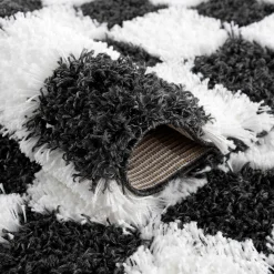 Boutique Rugs - Atira Black & White Checkered Area Rug