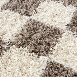 Boutique Rugs - Atira Brown Checkered Area Rug