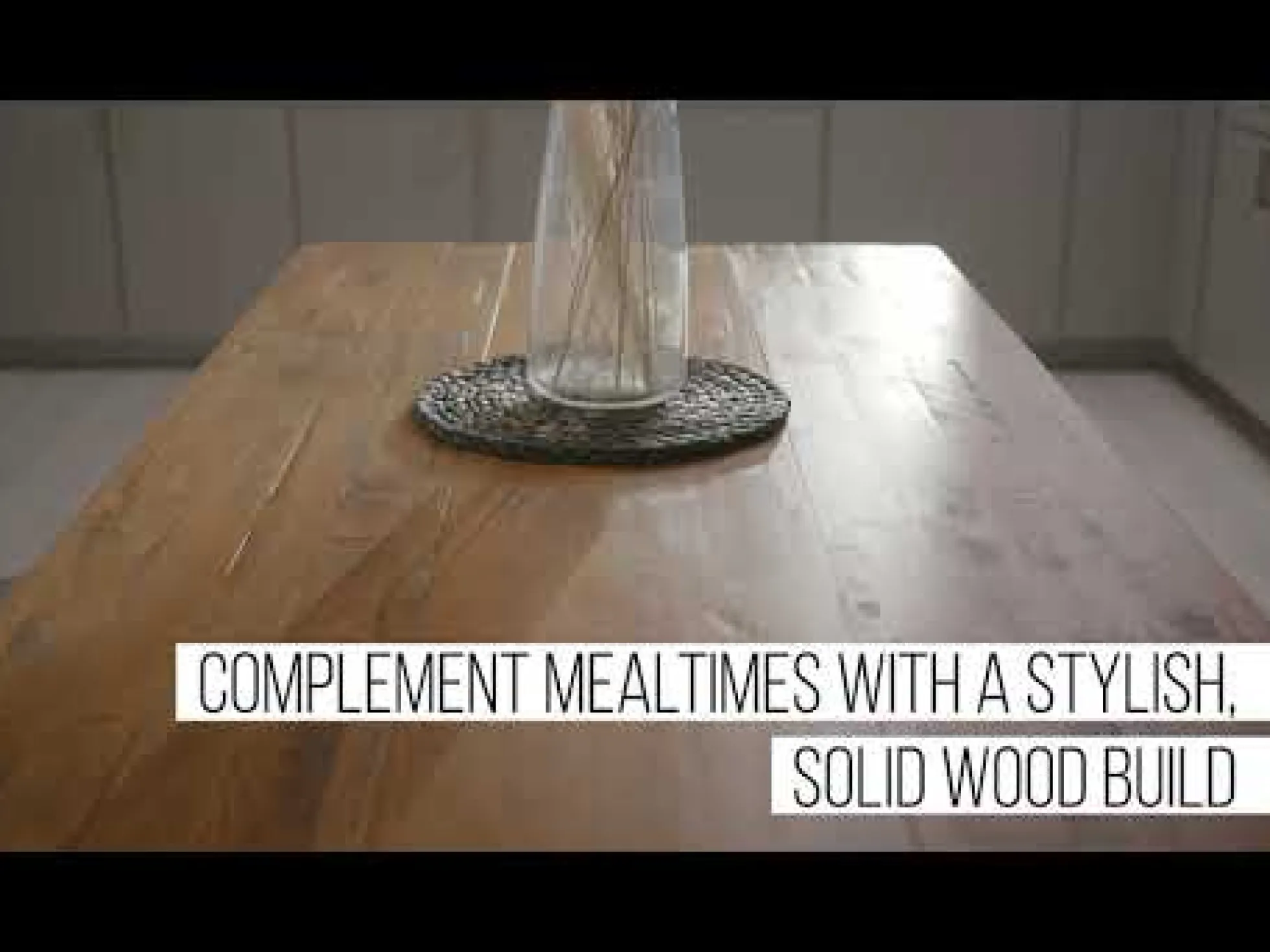 Brennan Solid Wood Trestle Dining Table