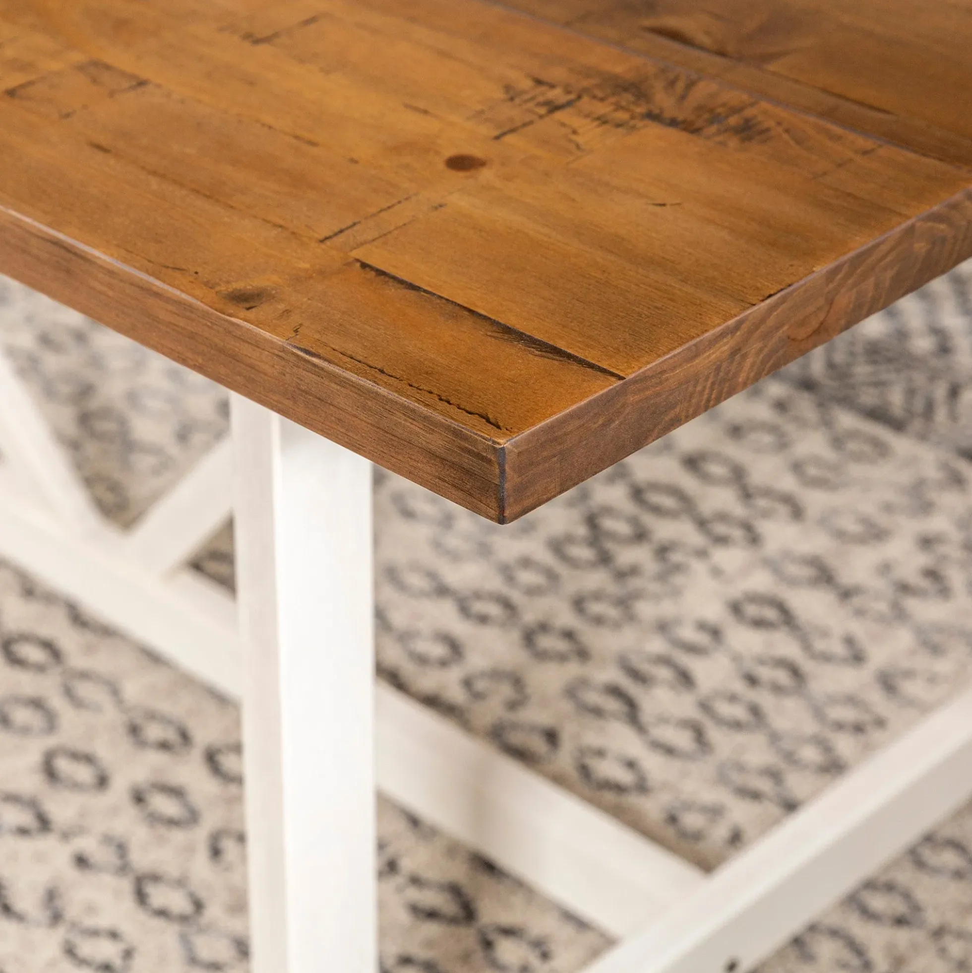 Brennan Solid Wood Trestle Dining Table