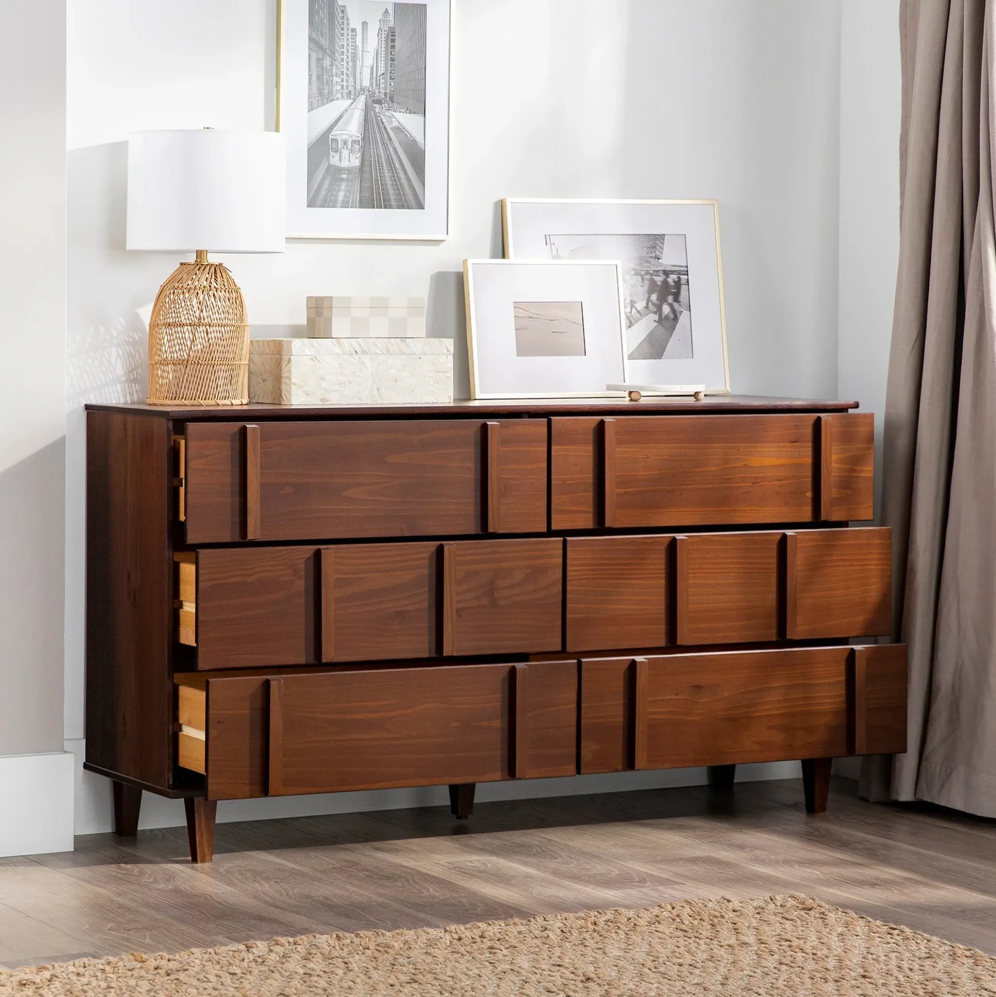 Bronx Modern Solid Wood Dresser