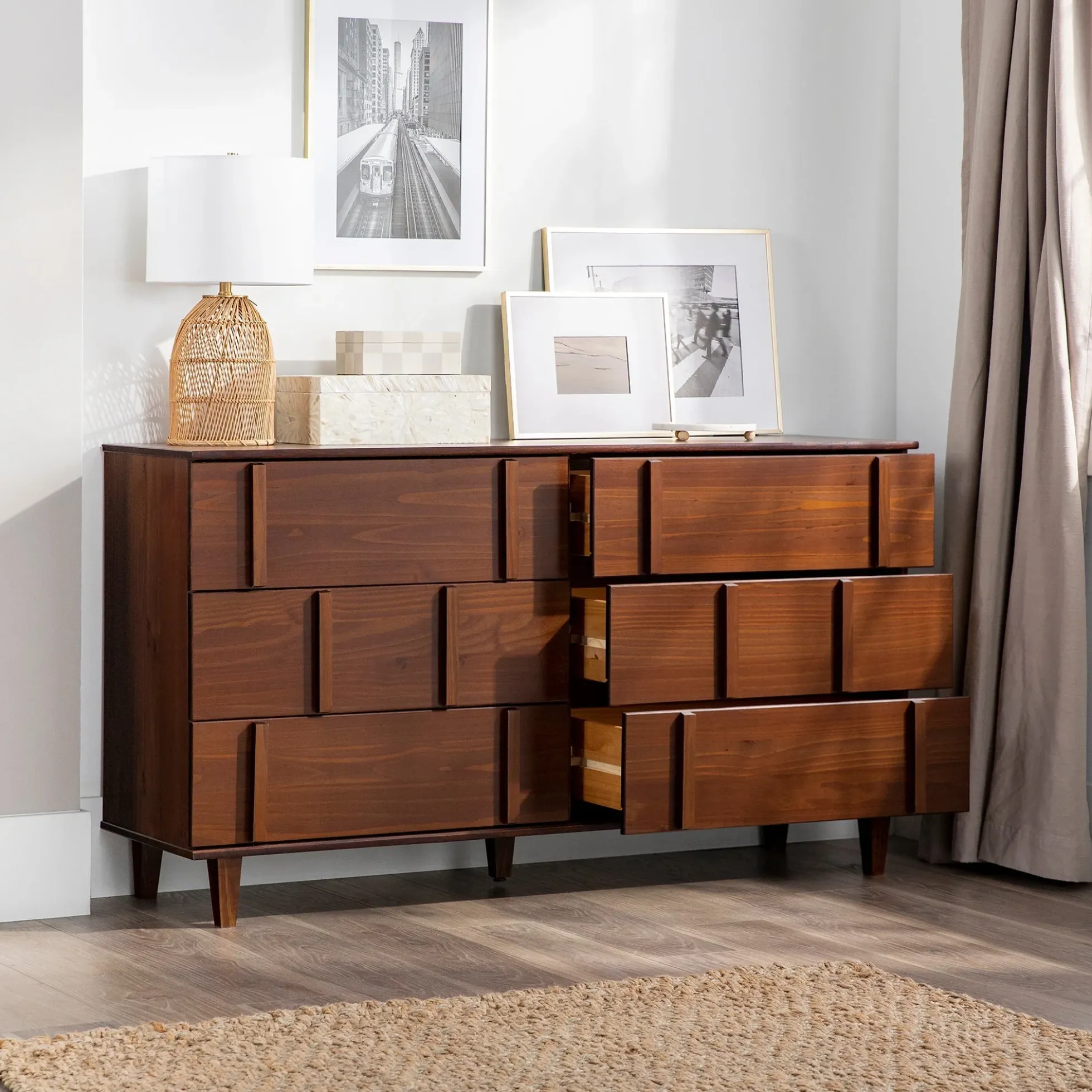Bronx Modern Solid Wood Dresser