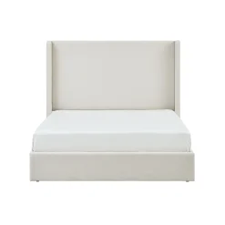 Carmen 52.3' Upholstered Wingback King Bedframe