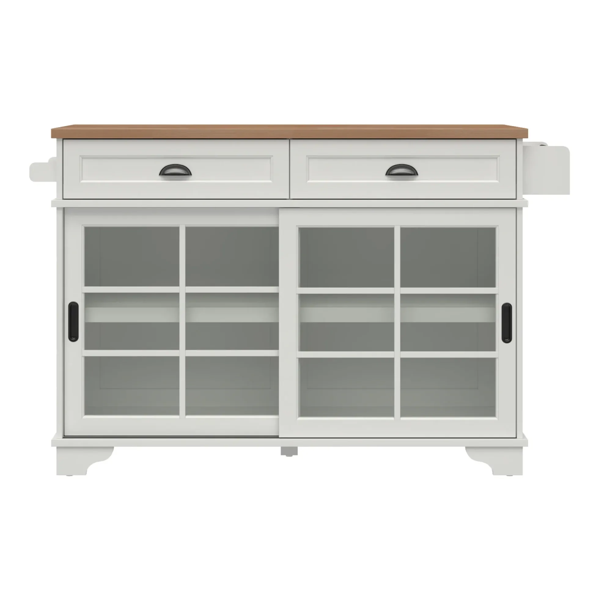Carolina Free-Standing 48" Kitchen Island with Storage