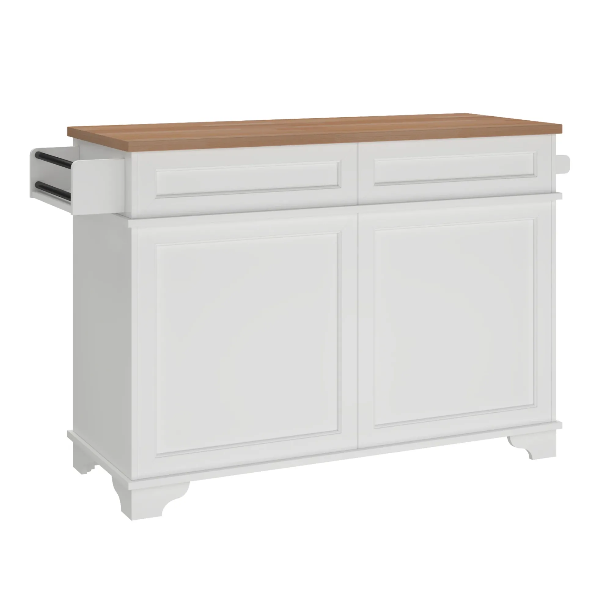 Carolina Free-Standing 48" Kitchen Island with Storage