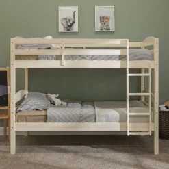 Carolina Transitional Solid Wood Twin-over-Twin Bunk Bed