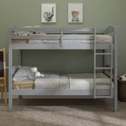 Carolina Transitional Solid Wood Twin-over-Twin Bunk Bed