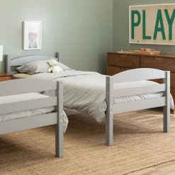Carolina Transitional Solid Wood Twin-over-Twin Bunk Bed
