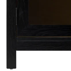 Chantelle Modern Curved Easy Assembly TV Stand