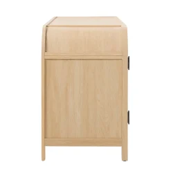 Chantelle Modern Curved Easy Assembly TV Stand