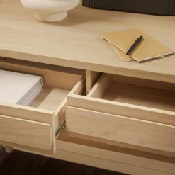 Chantelle Modern Curved Writing Desk