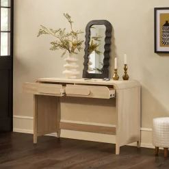 Chantelle Modern Curved Writing Desk