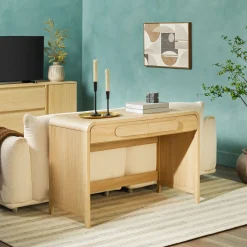 Chantelle Modern Curved Writing Desk