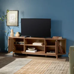 Chloe Modern Reeded TV Stand