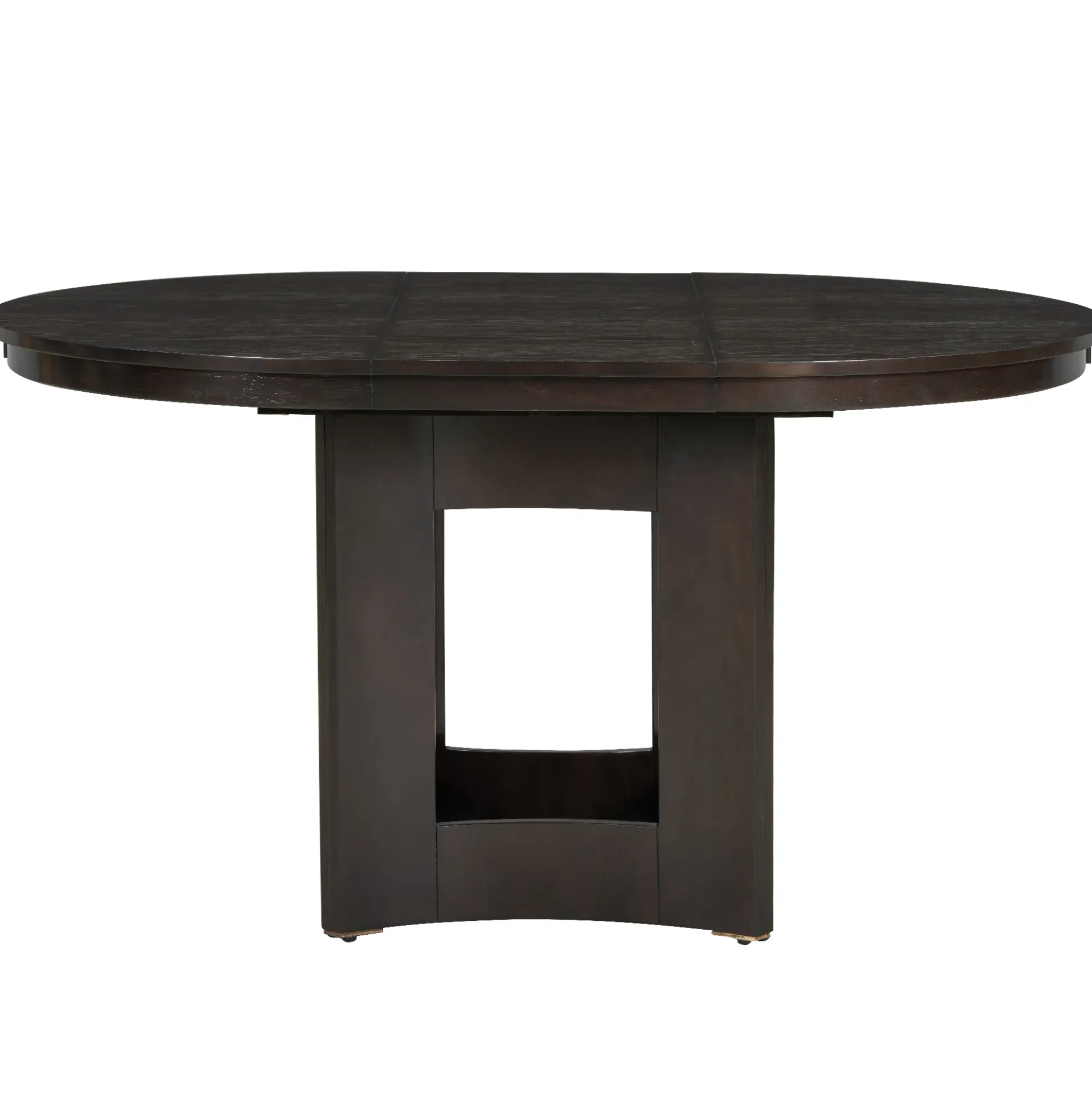 Classic Modern Extendable Round Dining Table Set for 4