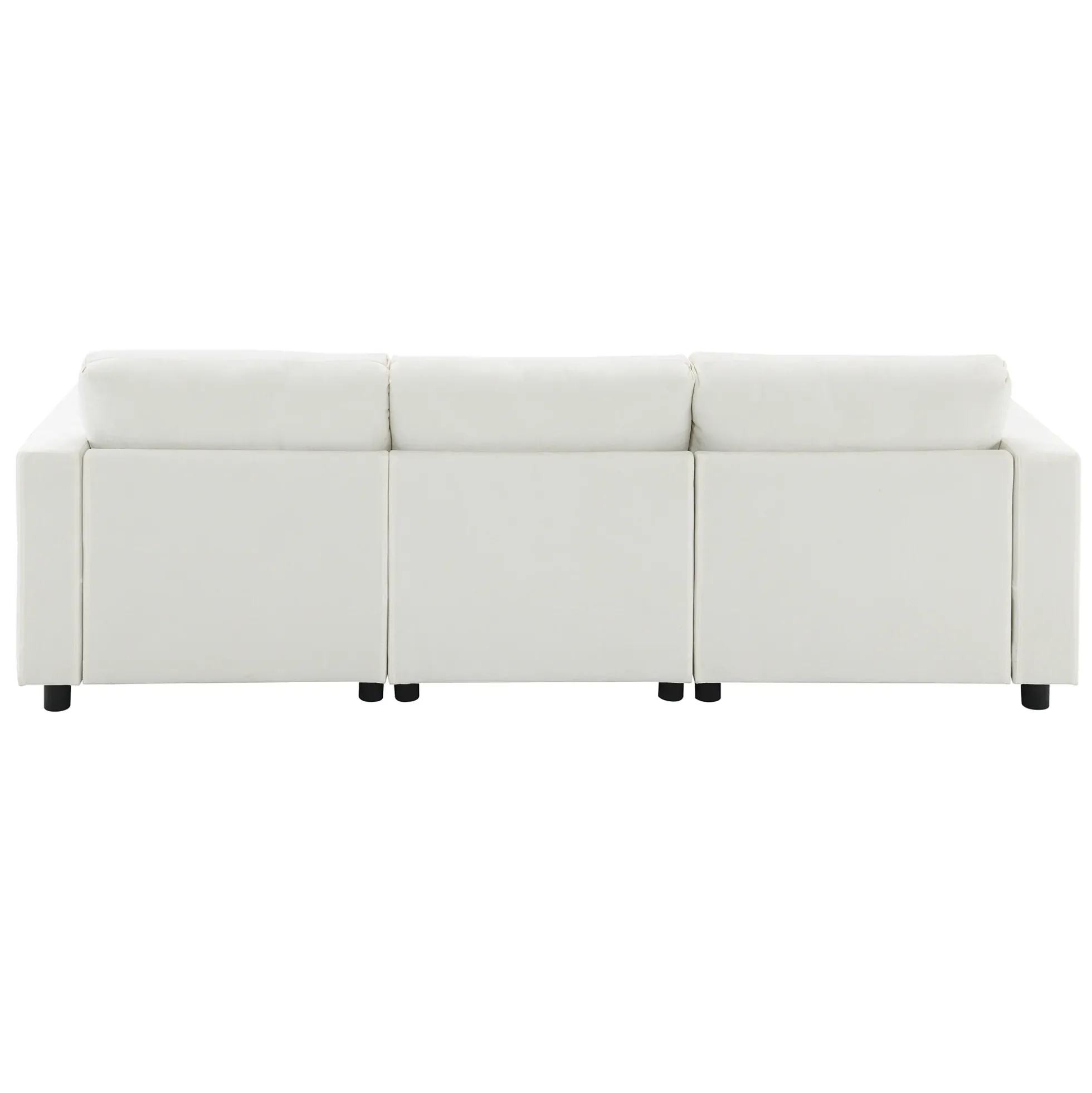 Cloud Modular Sectional Sofa with Storage Pockets and 2 Movable Ottomans