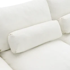 Cloud Modular Sectional Sofa with Storage Pockets and 2 Movable Ottomans