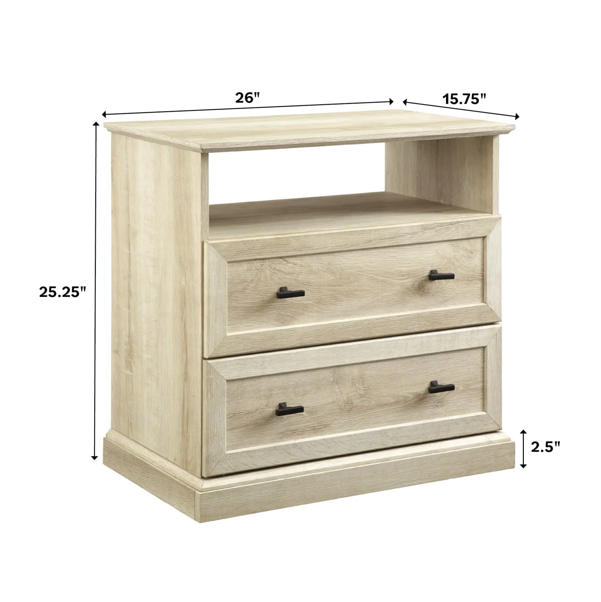 Clyde Classic 2-Drawer Nightstand / Side Table