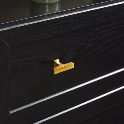 Clyde Modern Farmhouse Easy Assembly 2-Drawer Nightstand Side Table