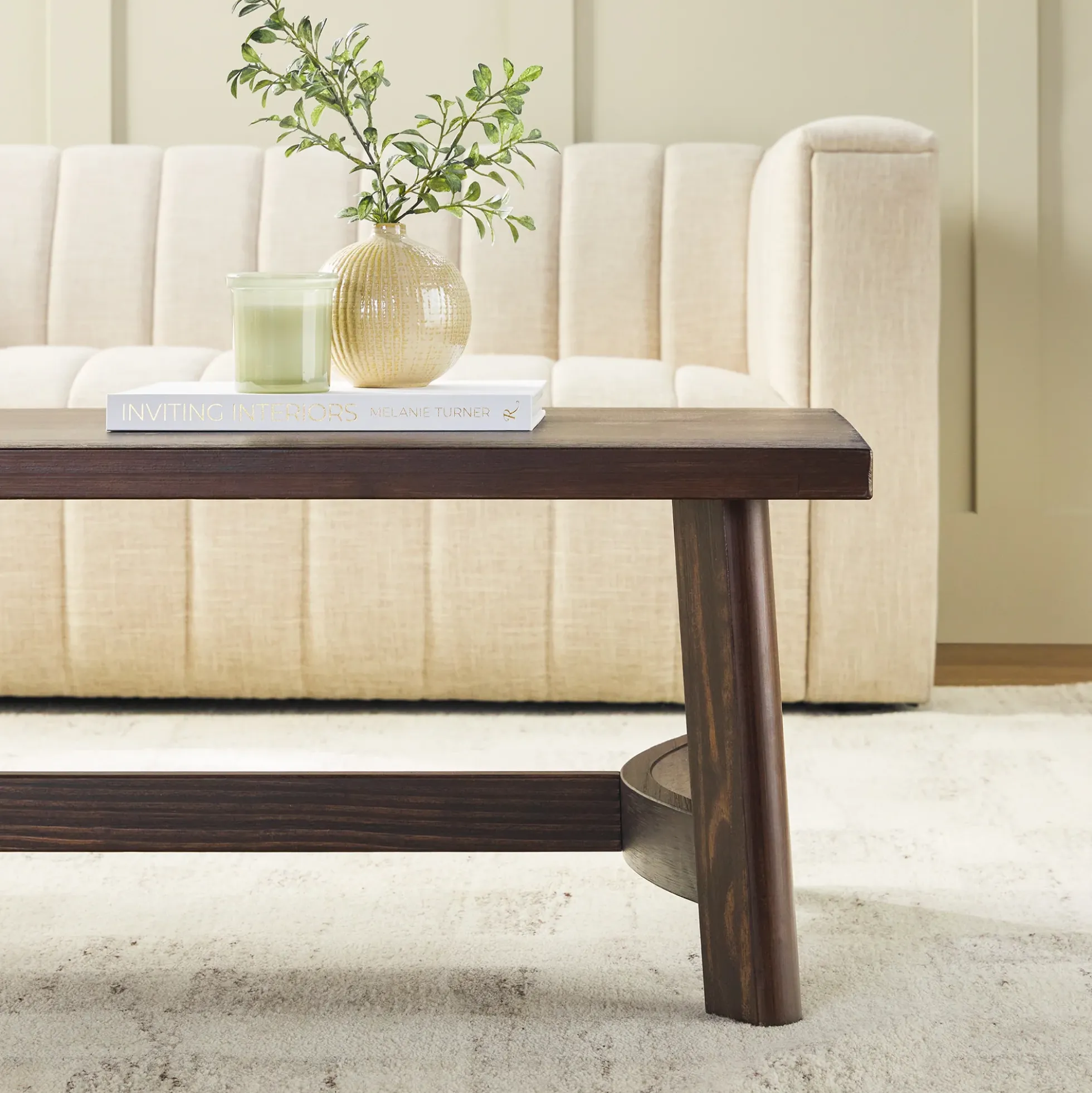 Colt Modern Farmhouse Easy Assembly 48" Coffee Table