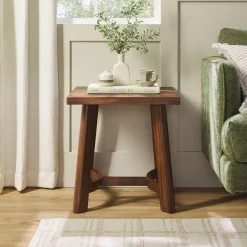 Colt Modern Farmhouse Easy Assembly 18" Side Table