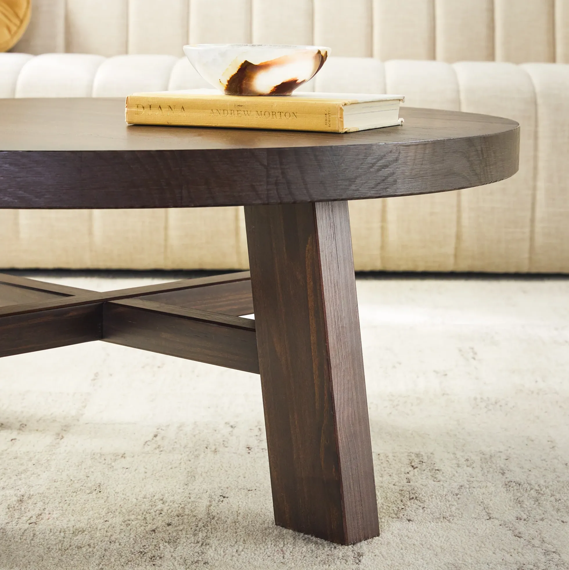 Colt Modern Farmhouse Easy Assembly 36" Coffee Table