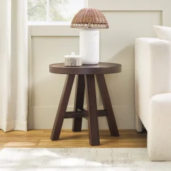 Colt Modern Farmhouse Easy Assembly 18" Side Table