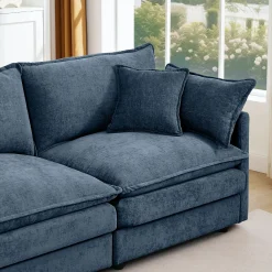 Comfy Cloud Couch Modular Chenille Sectional Sofa