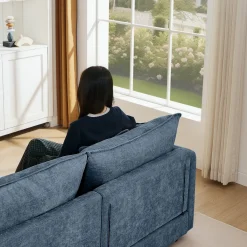 Comfy Cloud Couch Modular Chenille Sectional Sofa