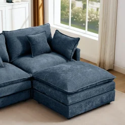 Comfy Cloud Couch Modular Chenille Sectional Sofa