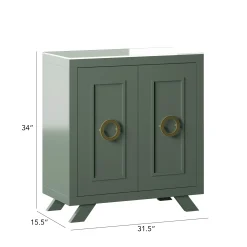 Contemporary Modern Entryway Accent Cabinet