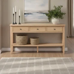 Diedra Modern Entry Table with Drawer Storage